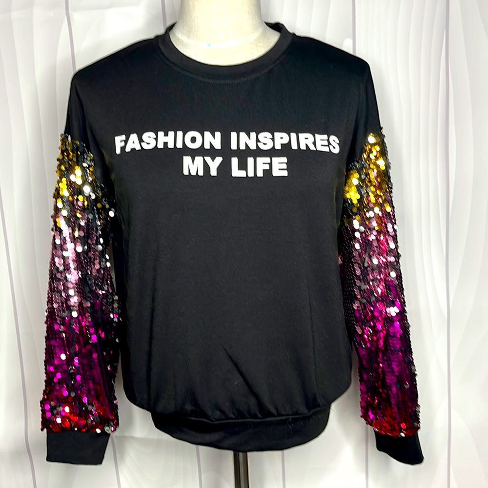 Fashion Inspires sequin pullover